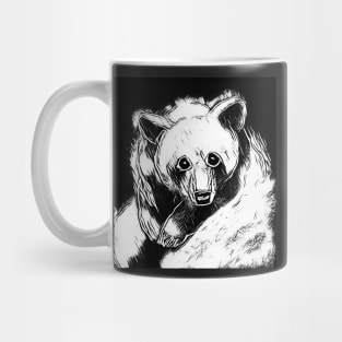 white brown bear Mug